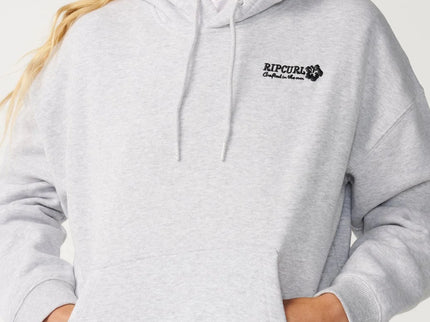Surf Puff Relaxed Hood P/p - Grey Marle/blac