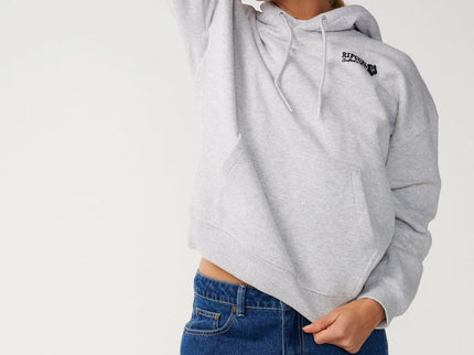 Surf Puff Relaxed Hood P/p - Grey Marle/blac