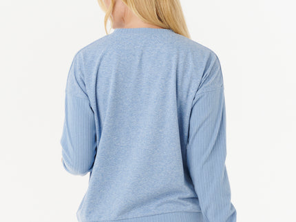 Cosy Fleece - Blue Marle
