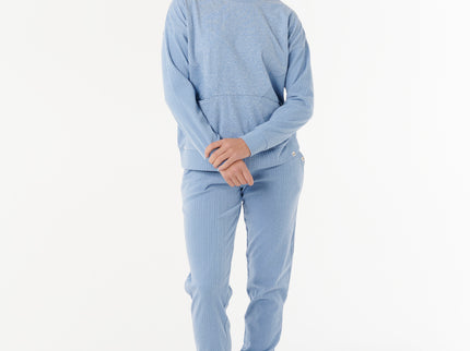 Cosy Fleece - Blue Marle