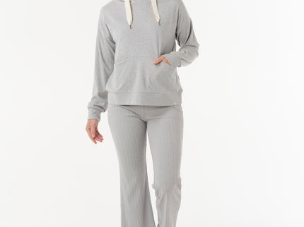 Cosy Hoodie - Grey Marle