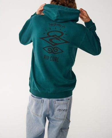 Search Icon Hood - Blue Green