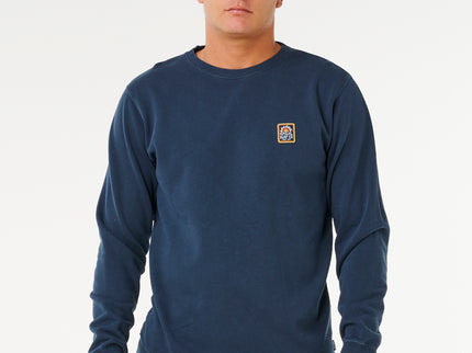 Pacific Rinse Patch Crew - Dark Navy