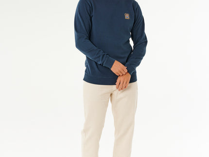 Pacific Rinse Patch Crew - Dark Navy