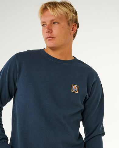 Pacific Rinse Patch Crew - Dark Navy
