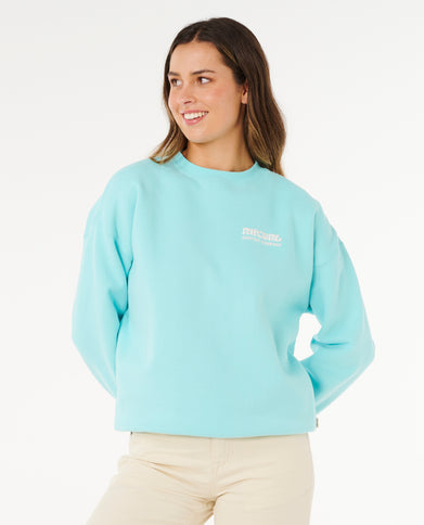 Surf Puff Inspired Crew - Light SEA Blue