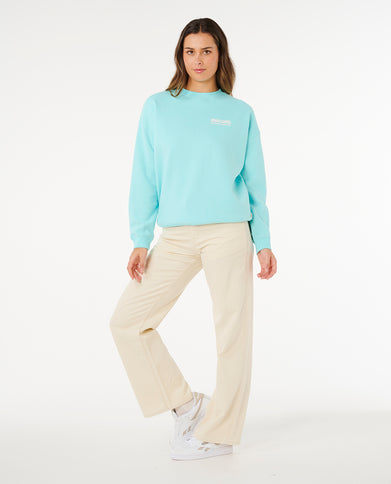 Surf Puff Inspired Crew - Light SEA Blue