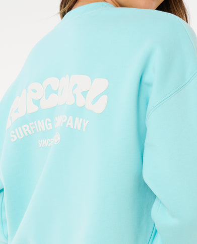 Surf Puff Inspired Crew - Light SEA Blue