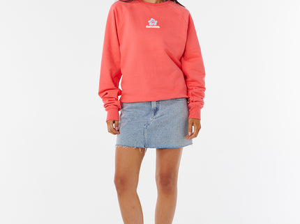 Luxury Surf Raglan Relaxed Crew - Watermelon