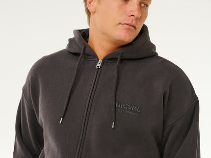 Surf Puff ZIP Thru - Washed Black
