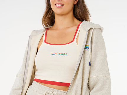 Surf Side Spliced ZIP Through - Grey Marle  Sweat van Rip Curl | SHAKA