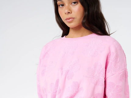 Paradise Terry Crew - Pink  Sweat van Rip Curl | SHAKA