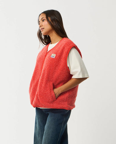 Every Day Polar Vest - Red