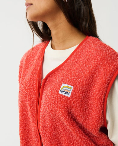 Every Day Polar Vest - Red