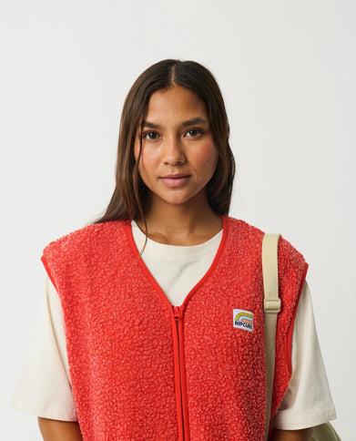 Every Day Polar Vest - Red