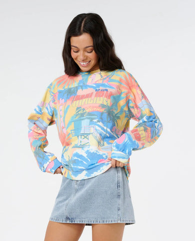 Surf Side Relaxed Crew - Multico