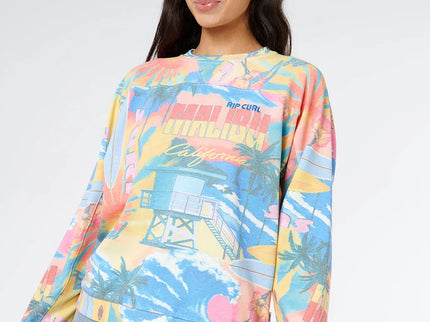 Surf Side Relaxed Crew - Multico  Sweat van Rip Curl | SHAKA