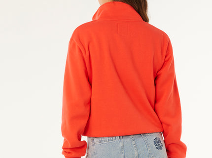 RC Heart Half ZIP Fleece - RED