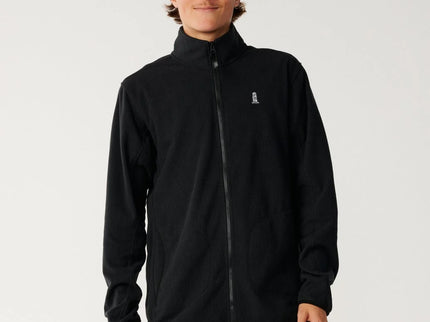 S-Series Polar Zip Thru Crew - Black