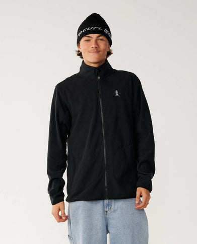 S-Series Polar Zip Thru Crew - Black