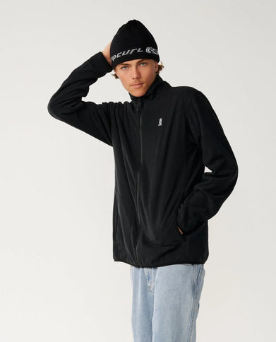 S-Series Polar Zip Thru Crew - Black