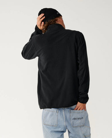 S-Series Polar Zip Thru Crew - Black