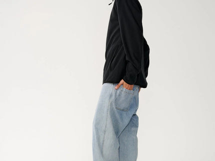 S-Series Polar Zip Thru Crew - Black