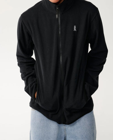 S-Series Polar Zip Thru Crew - Black