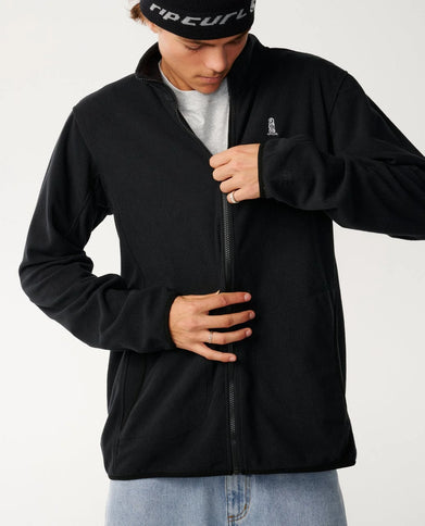 S-Series Polar Zip Thru Crew - Black