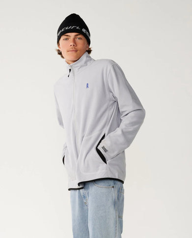 S-Series Polar Zip Thru Crew - Storm Grey