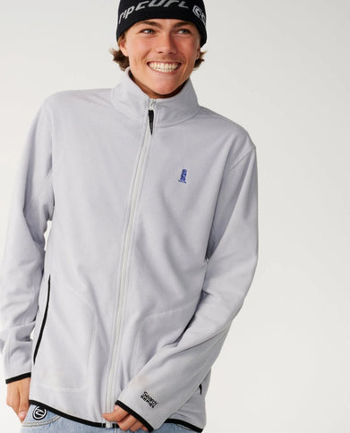 S-Series Polar Zip Thru Crew - Storm Grey