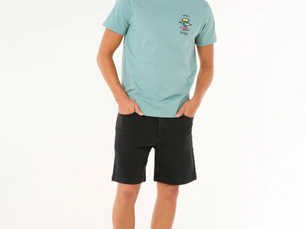 Search Icon Tee - Blue Lagoon