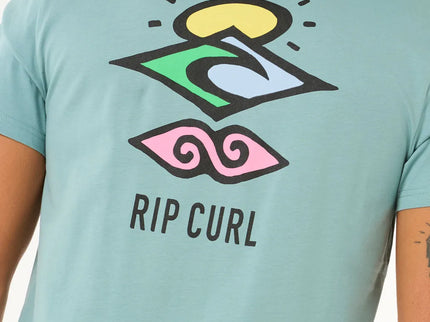 Search Icon Tee - Blue Lagoon