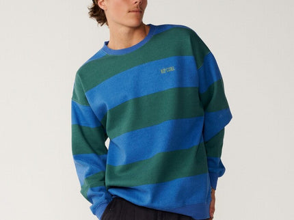 Disorder Stripe Crew - Riverside  Sweat van Rip Curl | SHAKA