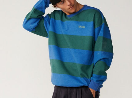Disorder Stripe Crew - Riverside  Sweat van Rip Curl | SHAKA