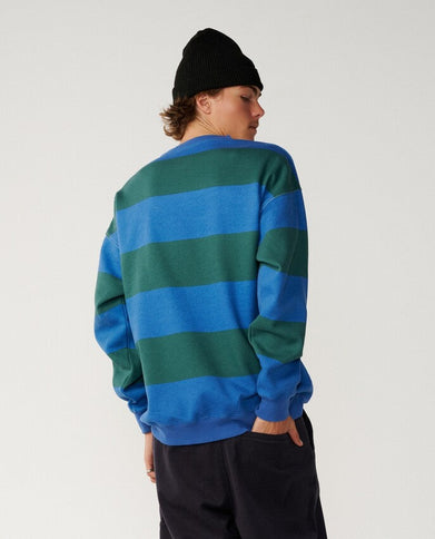 Disorder Stripe Crew - Riverside  Sweat van Rip Curl | SHAKA