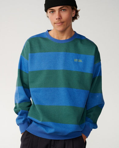 Disorder Stripe Crew - Riverside  Sweat van Rip Curl | SHAKA