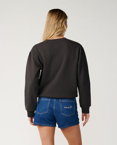 Wave Standard Crew - Washed Black