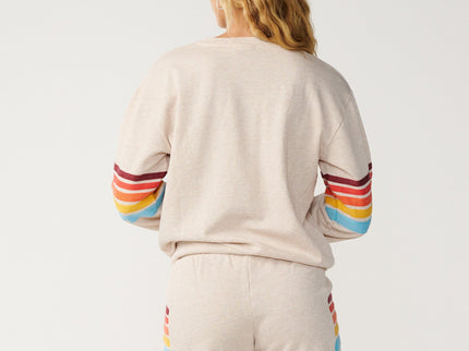 Surf Revival Relaxed Crew - Oatmeal Marle  Sweat van Rip Curl | SHAKA