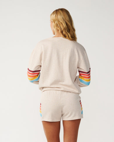Surf Revival Relaxed Crew - Oatmeal Marle  Sweat van Rip Curl | SHAKA