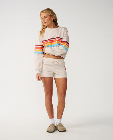 Surf Revival Relaxed Crew - Oatmeal Marle  Sweat van Rip Curl | SHAKA