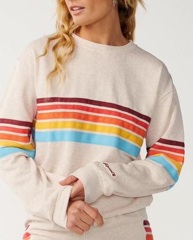 Surf Revival Relaxed Crew - Oatmeal Marle  Sweat van Rip Curl | SHAKA
