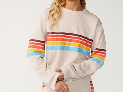 Surf Revival Relaxed Crew - Oatmeal Marle  Sweat van Rip Curl | SHAKA
