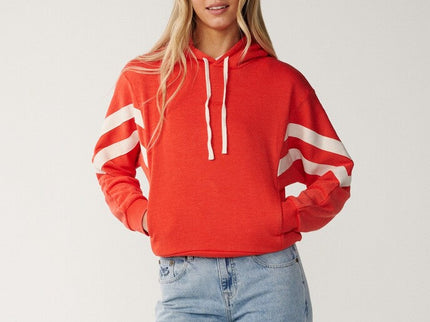 Surf Revival Relaxed Hood - Red  Sweat van Rip Curl | SHAKA
