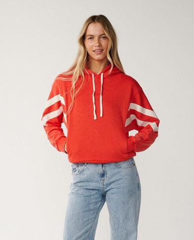 Surf Revival Relaxed Hood - Red  Sweat van Rip Curl | SHAKA