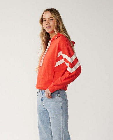 Surf Revival Relaxed Hood - Red  Sweat van Rip Curl | SHAKA