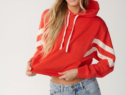 Surf Revival Relaxed Hood - Red  Sweat van Rip Curl | SHAKA