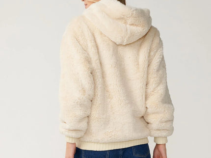 Bossa Nova Fluffy Polar Fleece - Bone