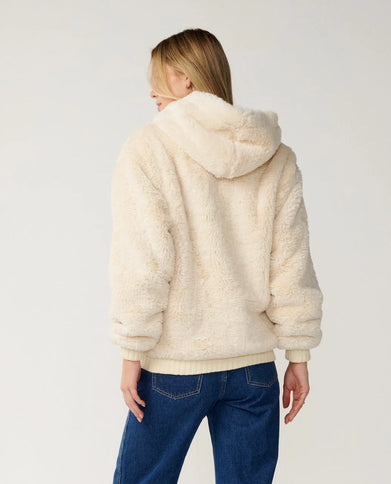 Bossa Nova Fluffy Polar Fleece - Bone