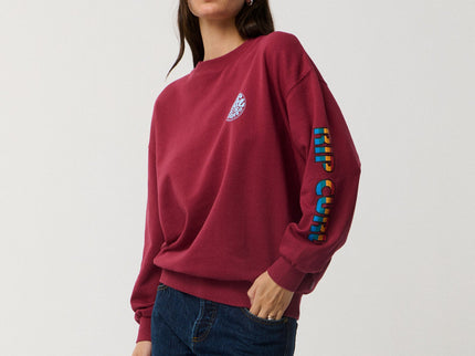 Sg Heritage Oversized Fleece - Plum  Sweat van Rip Curl | SHAKA